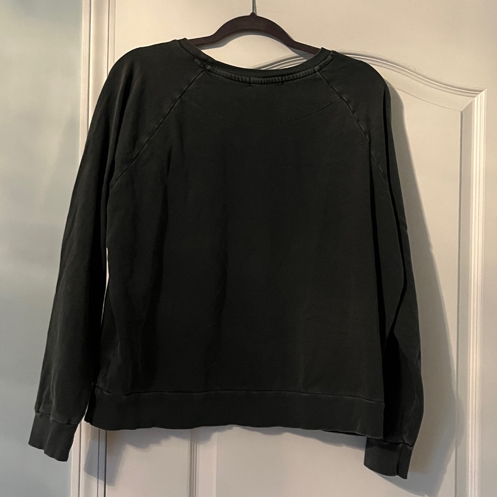 Free People x Junk Food Collab Mickey Mouse Large Black Sweatshirt VGUC - Picture 10 of 10